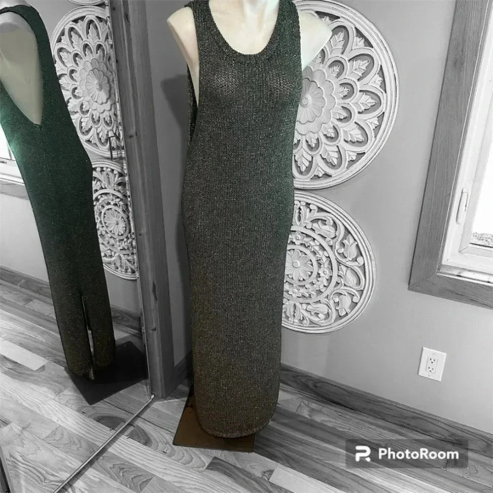 Forever 21+  sweater bodycon knitt sleeveless maxi dress